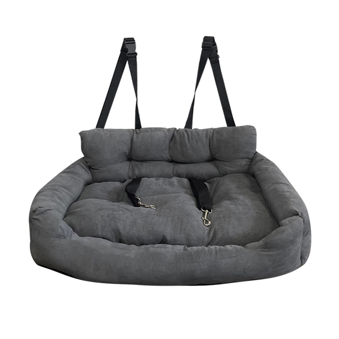 Pet Car Double Seat Travel Carries Bed for Medium Dog