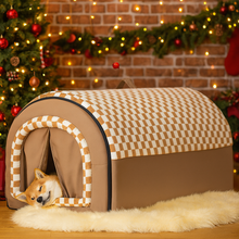 Covered Dog Bed Christmas gift for Pup