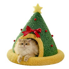 Christmas Tree Cat Cave