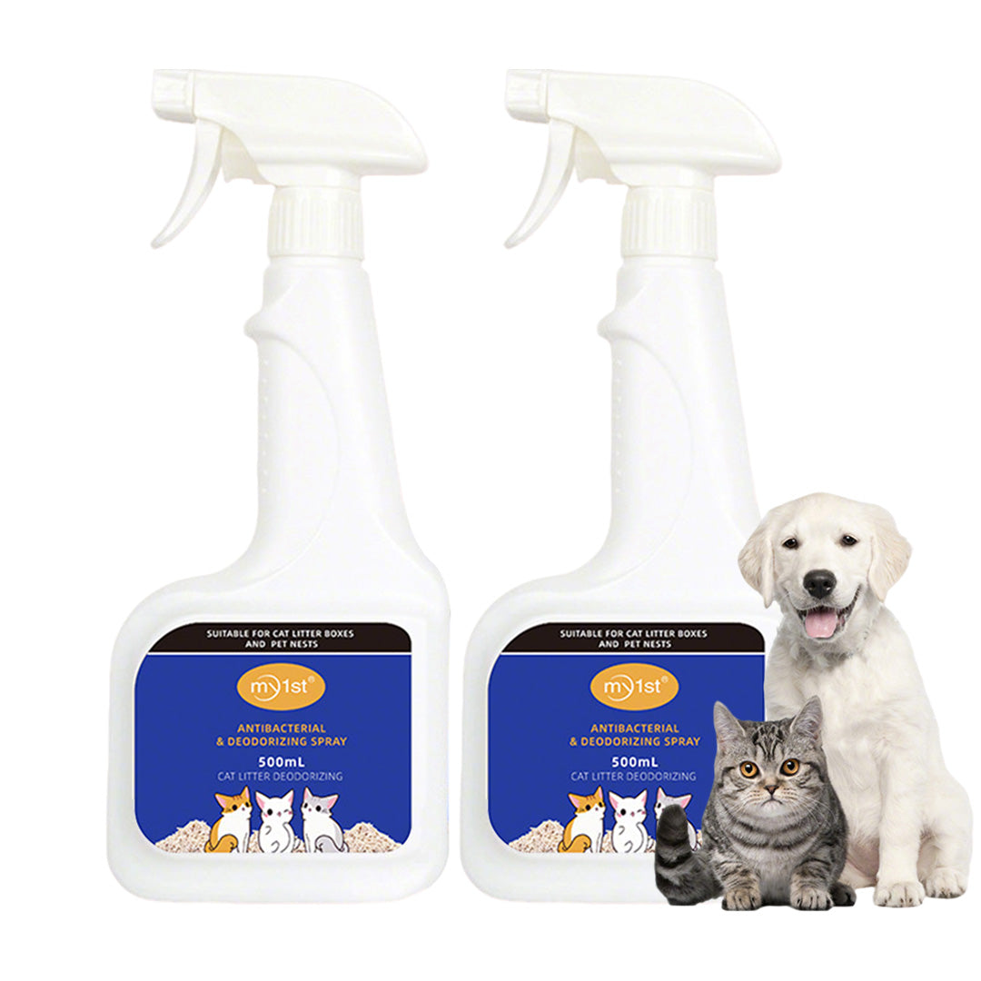 Plant-based dog deodorizer spray bottle - 500ml  for cats and dogs