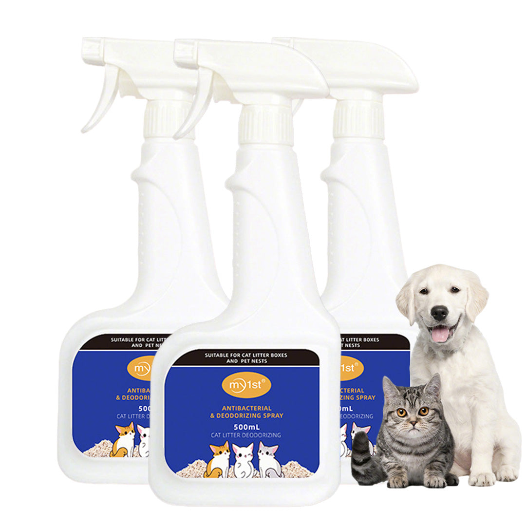 Plant-based dog deodorizer spray bottle - 500ml  for cats and dogs