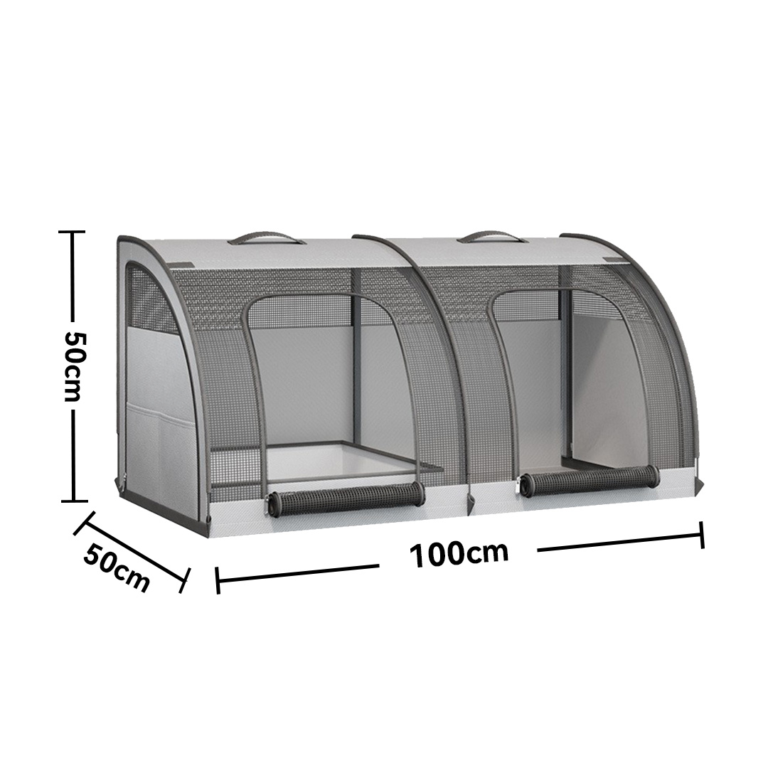 CC17 Soft-Sided Car Pet Carrier Crate for Cats & Small Dogs