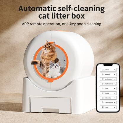 CV64 Automatic Enclosed Self-Cleaning Litter Box