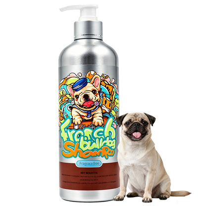 Breed-Specific Odor Control Dog Bulldog Shampoo made for short coats and wrinkle-prone areas. Helps cleanse odor-prone skin folds and remove buildup for a fresher, cleaner feel.