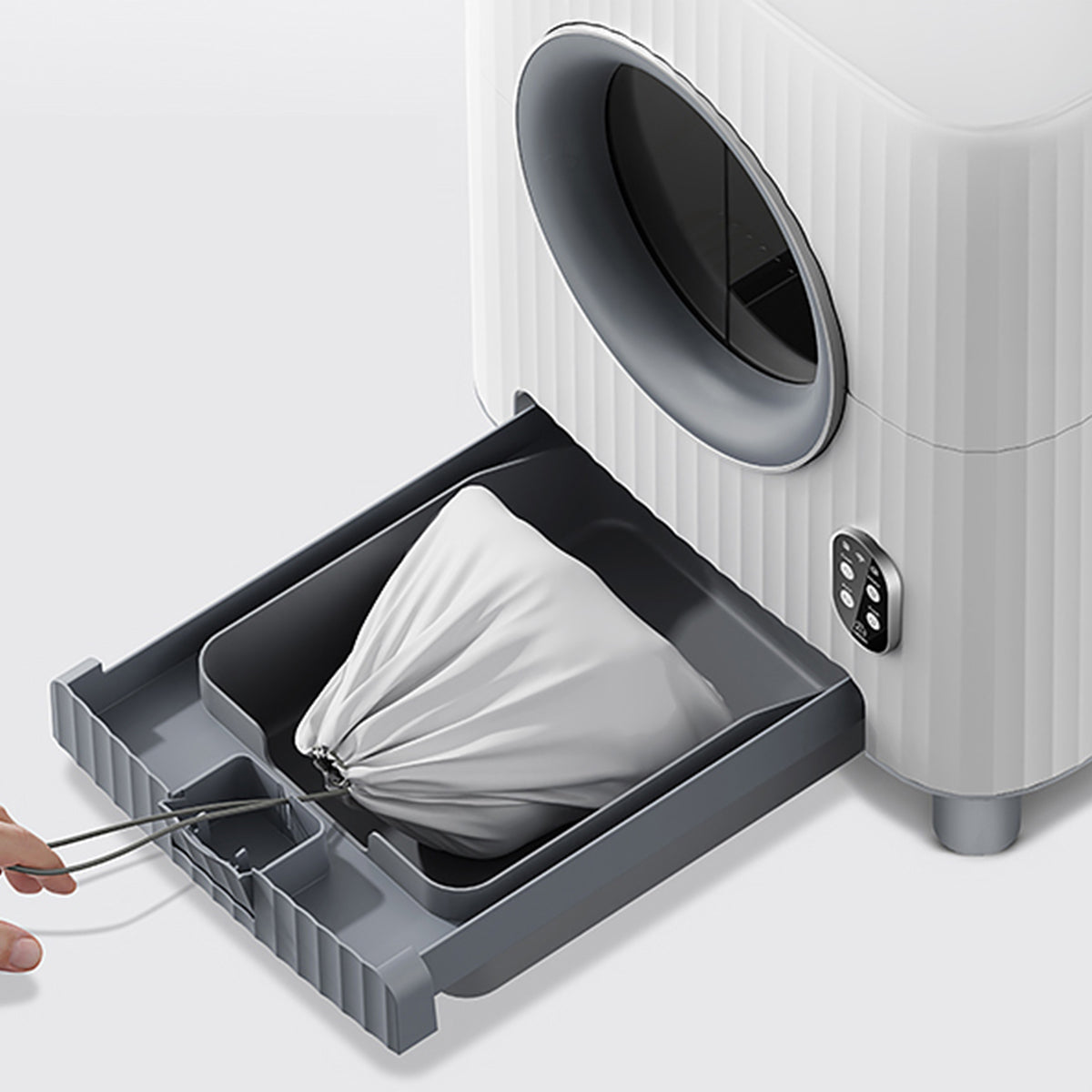 CA72 Automatic Litter Box Equipped with a Deodorizing Box