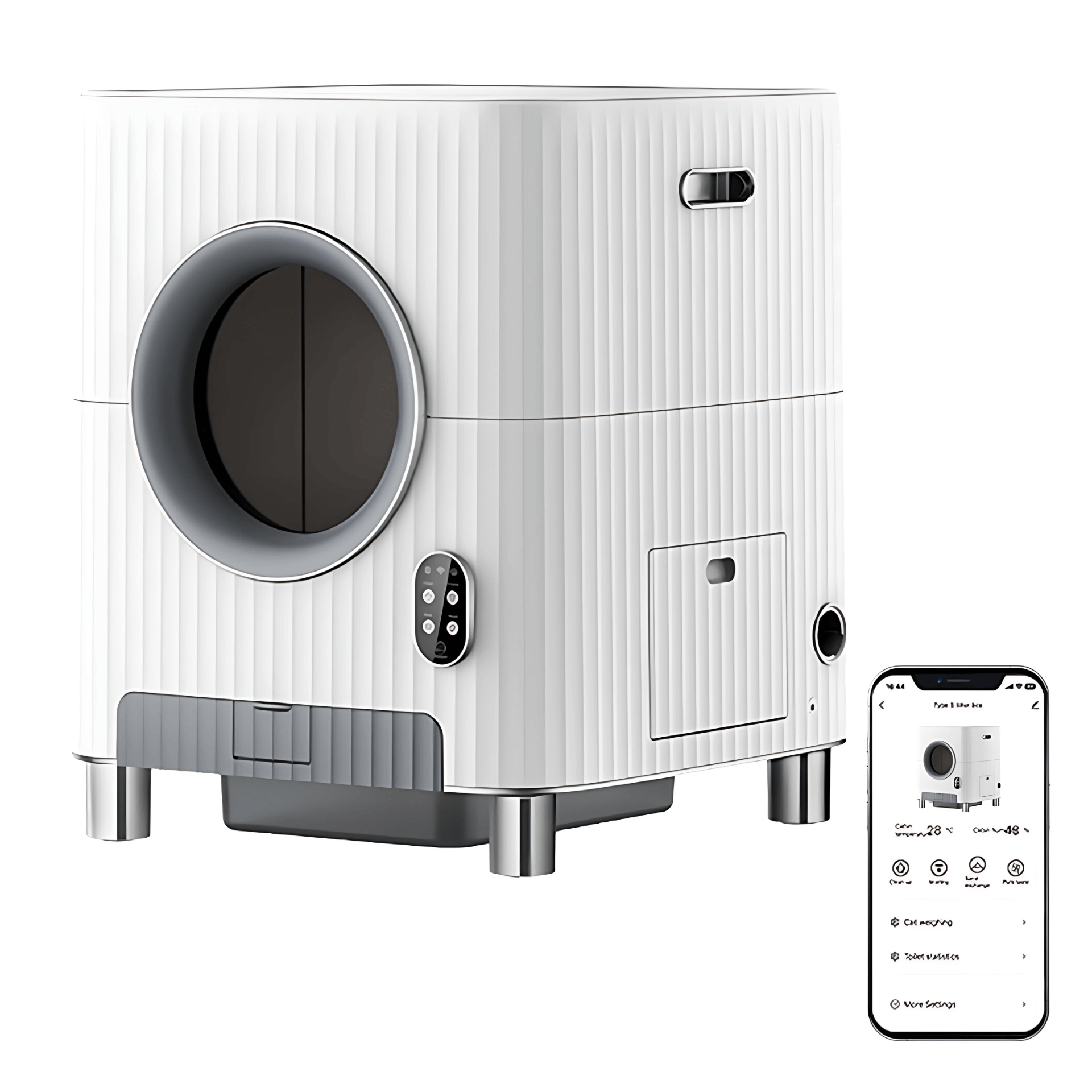 CA72 Automatic self cleaning litter box app controlled
