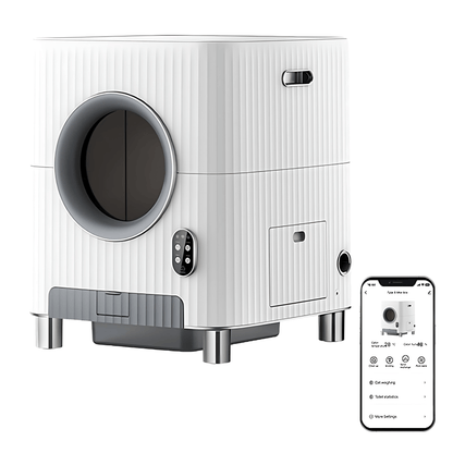 CA72 Automatic self cleaning litter box app controlled