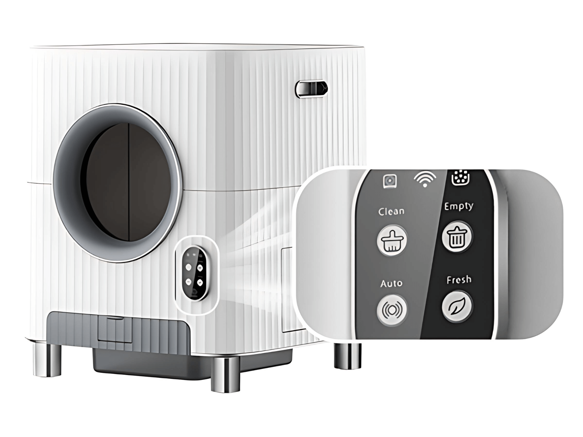 CA72 Smart Litter Box Touch screen operation