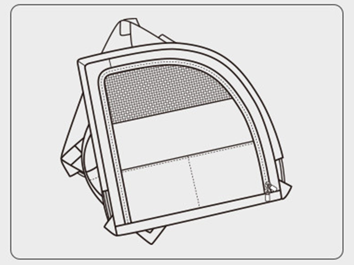 CC17 Soft-Sided Car Pet Carrier Travel Crate Quick Folding