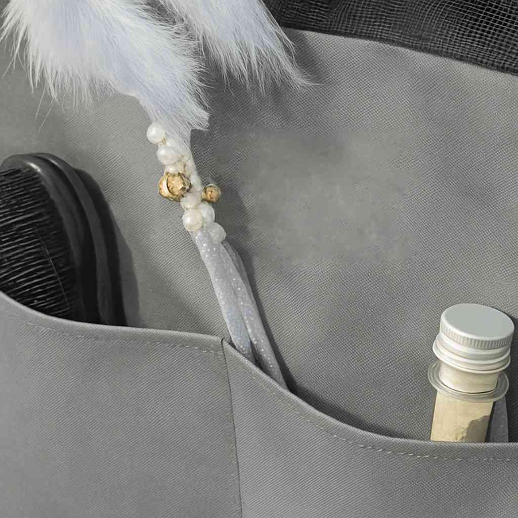 CC17 Soft-Sided Car Pet Carrier Travel Crate Side Storage Pocket