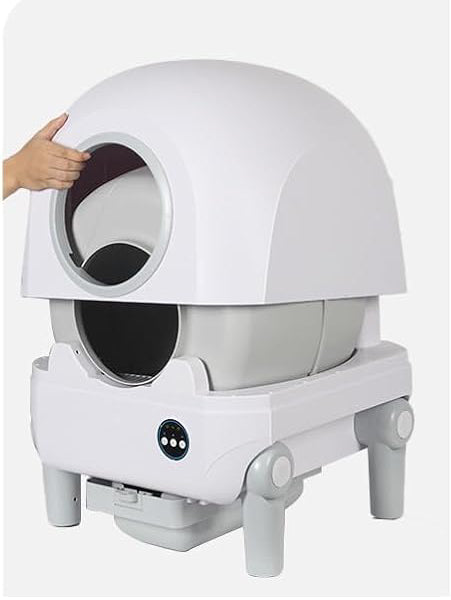 CC72 Automatic Self-Cleaning Litter Box Cleaning Step 1