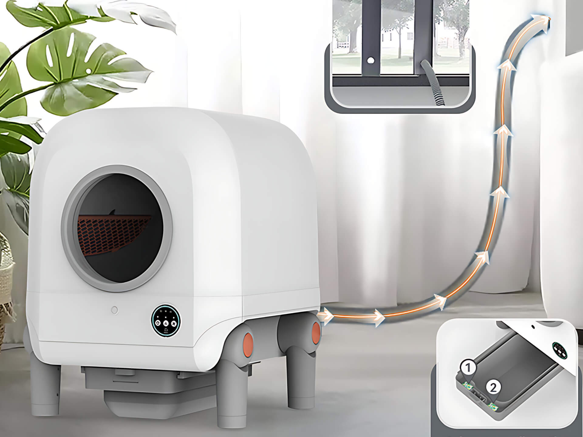 Ventilation Pipe Installation without Drilling through window