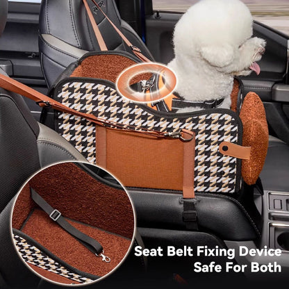 CS23 Pet Console Car Seat Foldable Carrier with seat belt fixing device 