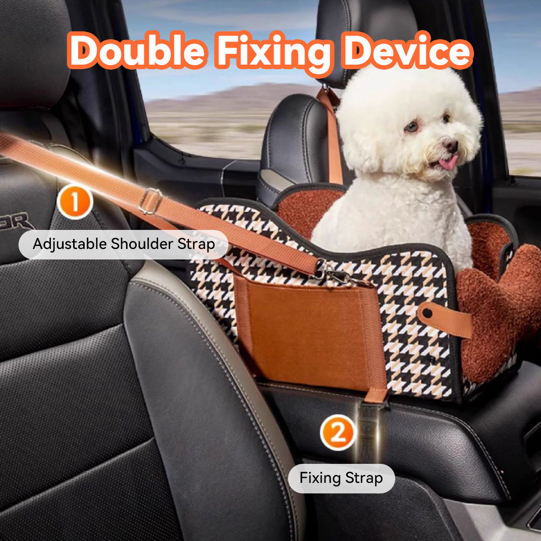 CS23 Pet Console Car Seat Foldable Carrier with double fixing device