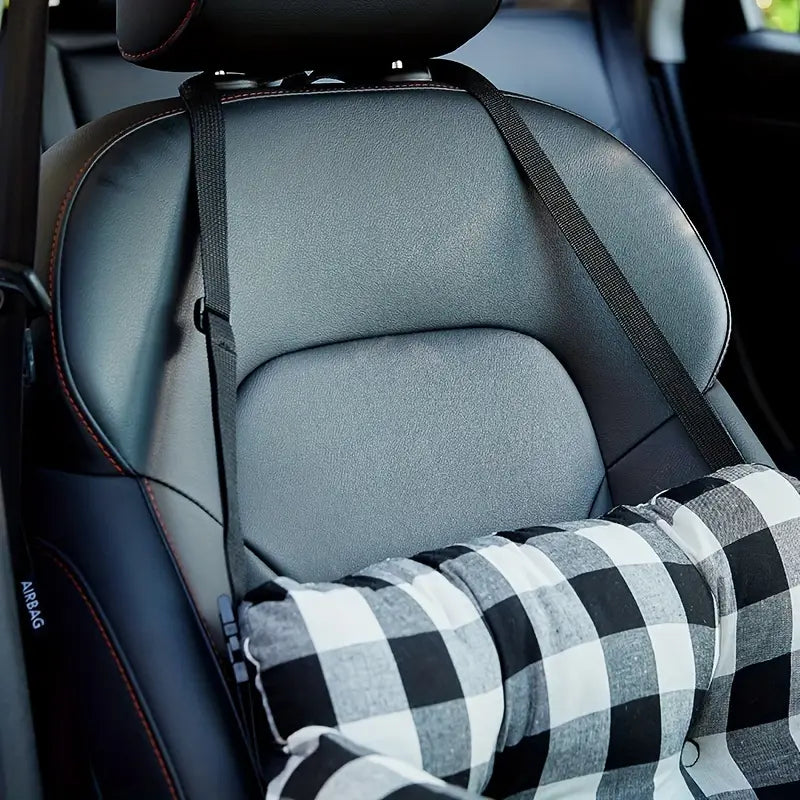 CS46 Pet Carrier Car Seat Sofa with Adjustable Headrest Straps