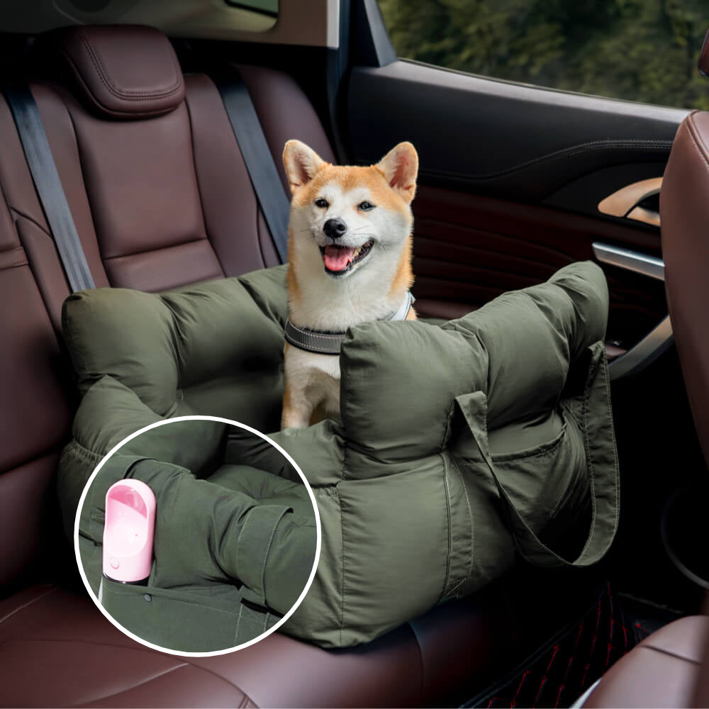 CS46 Pet Carrier Car Seat Sofa with Side Pockets