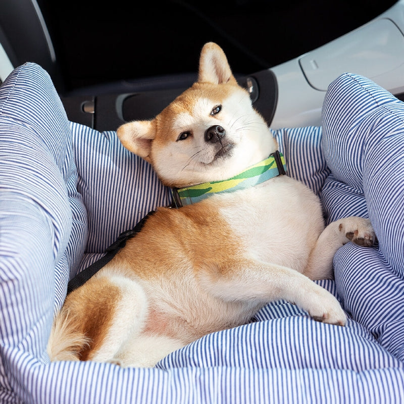 CS46 Portable Pet Car Seat Carriers Cozy Bolster Bed
