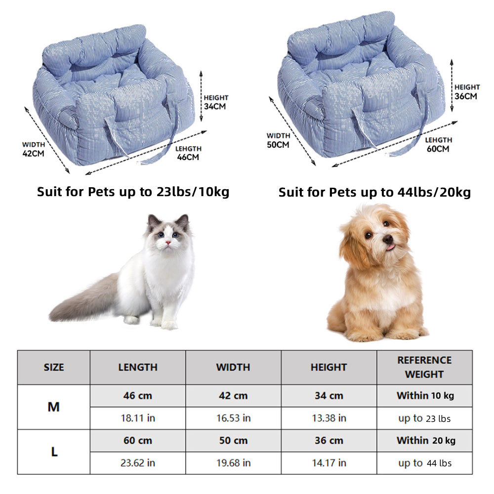 CS46 Portable Pet Car Seat Parameters