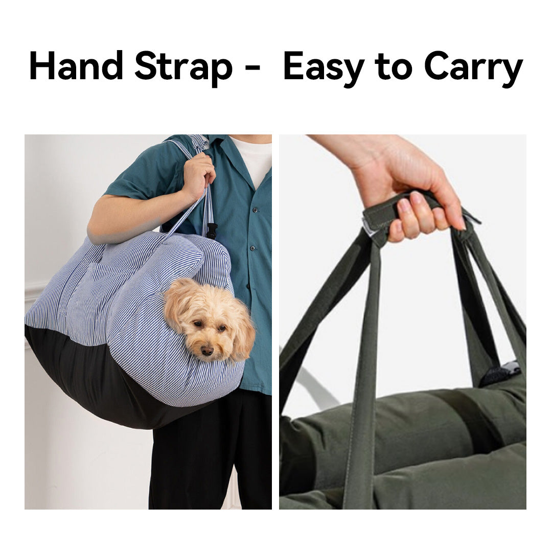 CS46 Portable Pet Car Seat with Hand Strap 
