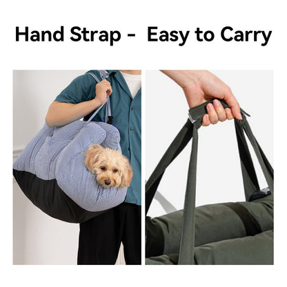 CS46 Portable Pet Car Seat with Hand Strap 