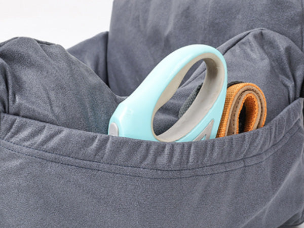 CS49 Pet Bed Booster Car Carrier with Storage Pocket