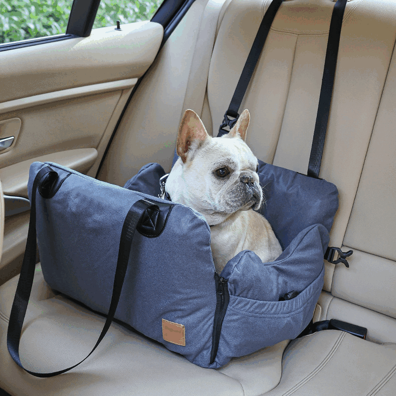 CS49 Pet Booster Seat Car Carrier for backseat suv small and Medium Dog and Cat 