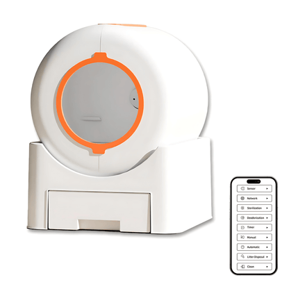CV64 Automatic self cleaning litter box app controlled