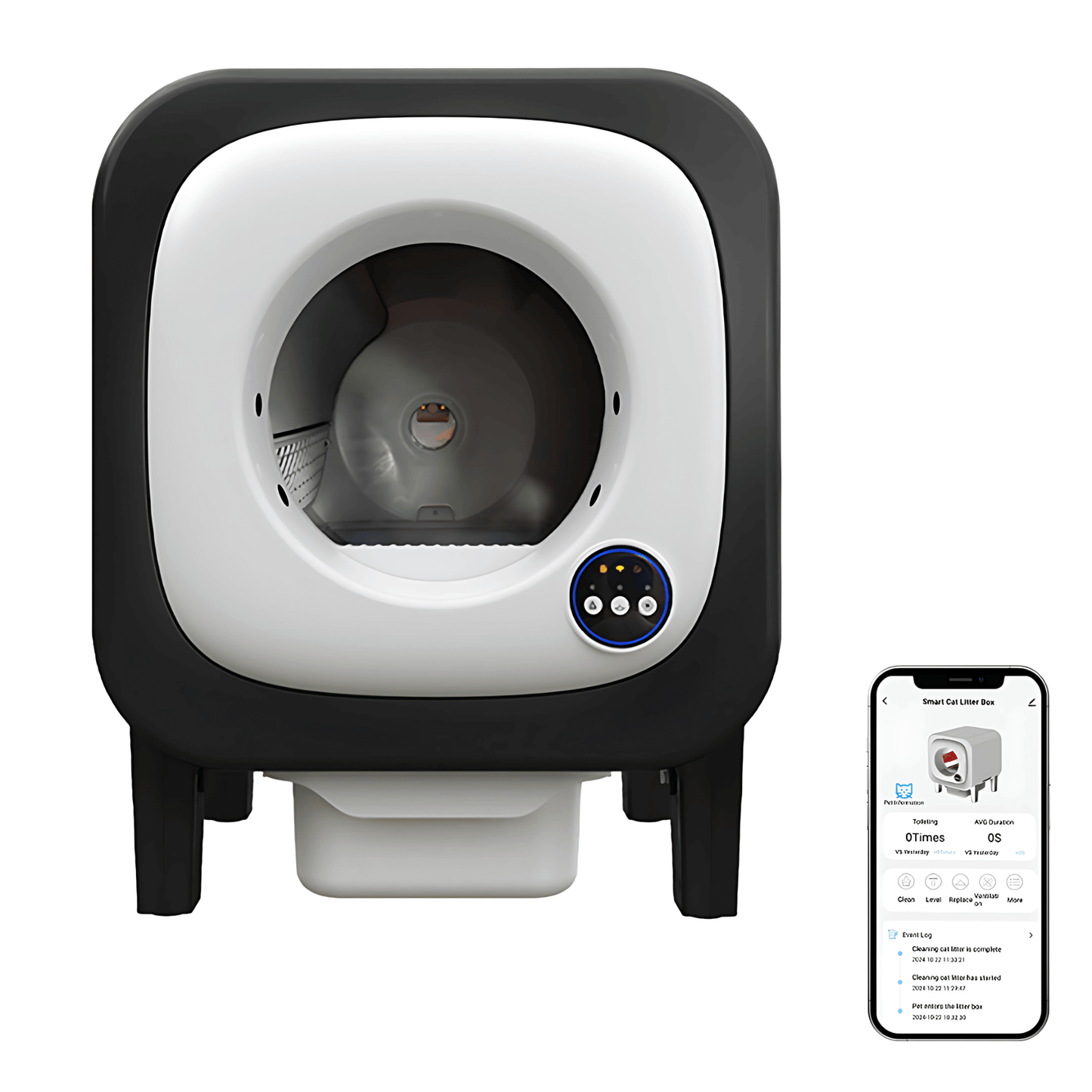 CZ72 Automatic self cleaning litter box app controlled