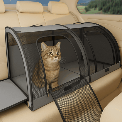 CC17 Soft-Sided Car Pet Carrier Crate for Cats & Small Dogs