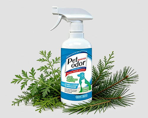 Pet Eliminate Odor Spray with plant-based ingredients