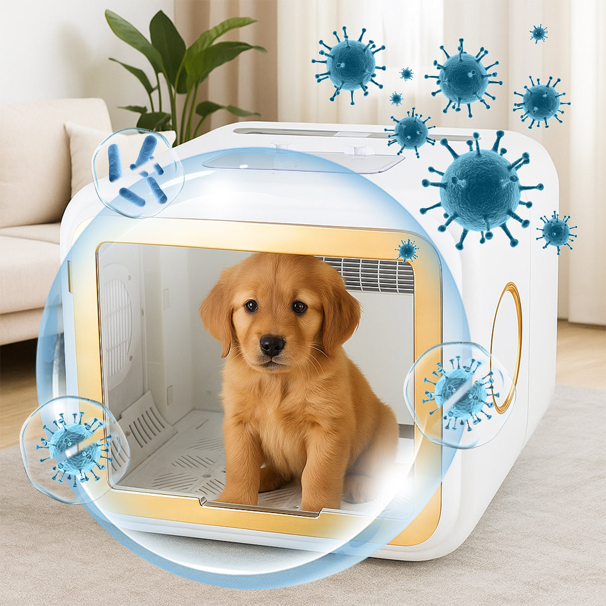 Foldable Smart Pet Drying Box Disinfection and sterilization