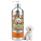 Fragrance-Free pet shampoo for Bichon Frise gently removes dirt and buildup while helping light-colored coats look clean, bright, and fluffy.