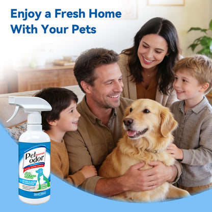 Natural Enzyme Pet Odor Spray provides fresh home with pets
