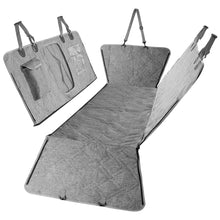 OC001  Pet Car Seat Cove Dogs_Backseat Barrier for SUVs Cars Grey