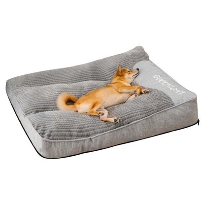 Grey Raised Dog Bed
