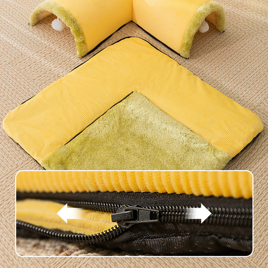 Detachable Tunnel Pet Bed