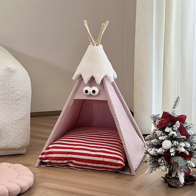 PB55 Cat Bed Pet Indoor Tent Pink