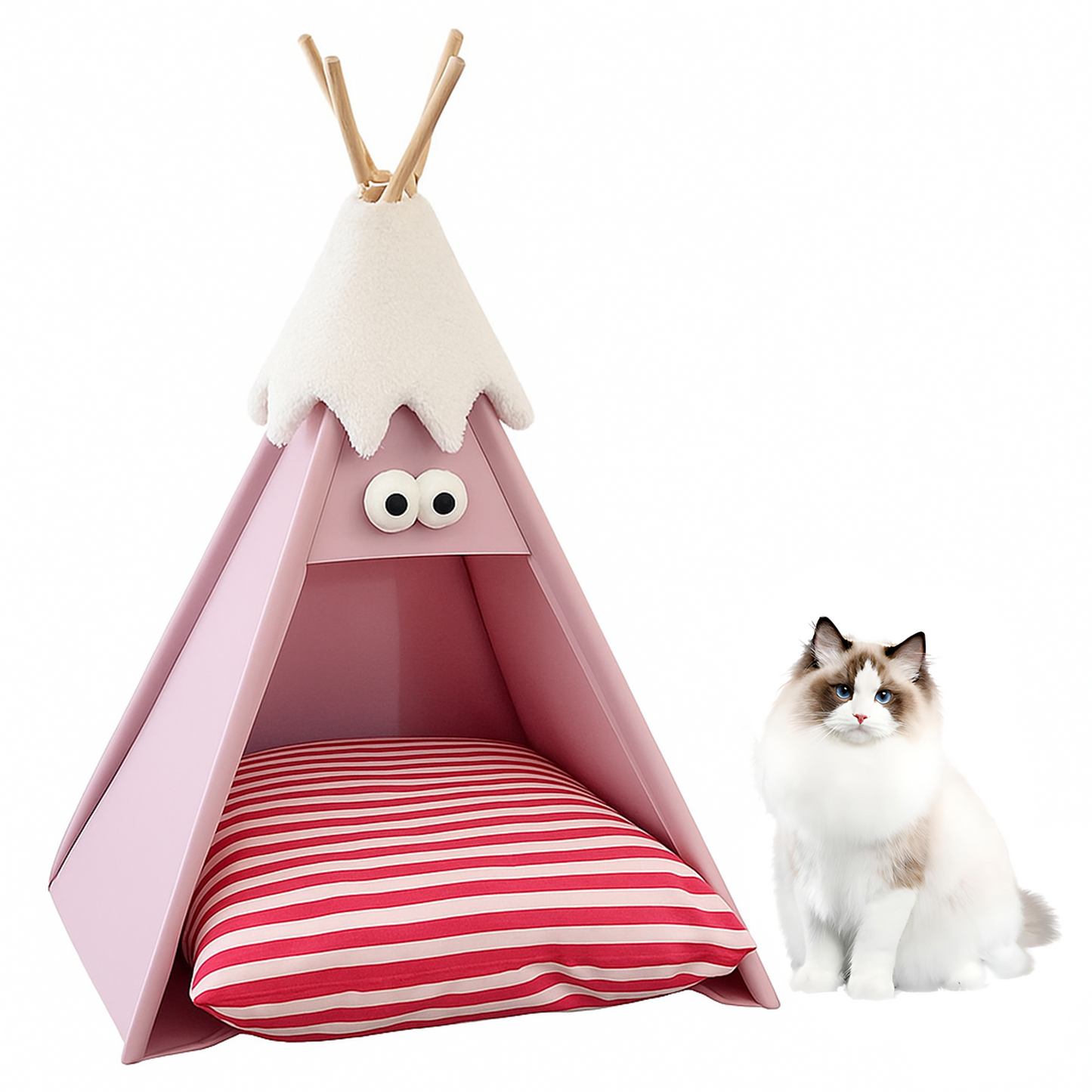 PB55 Pet Bed Cat Indoor Tent Pink