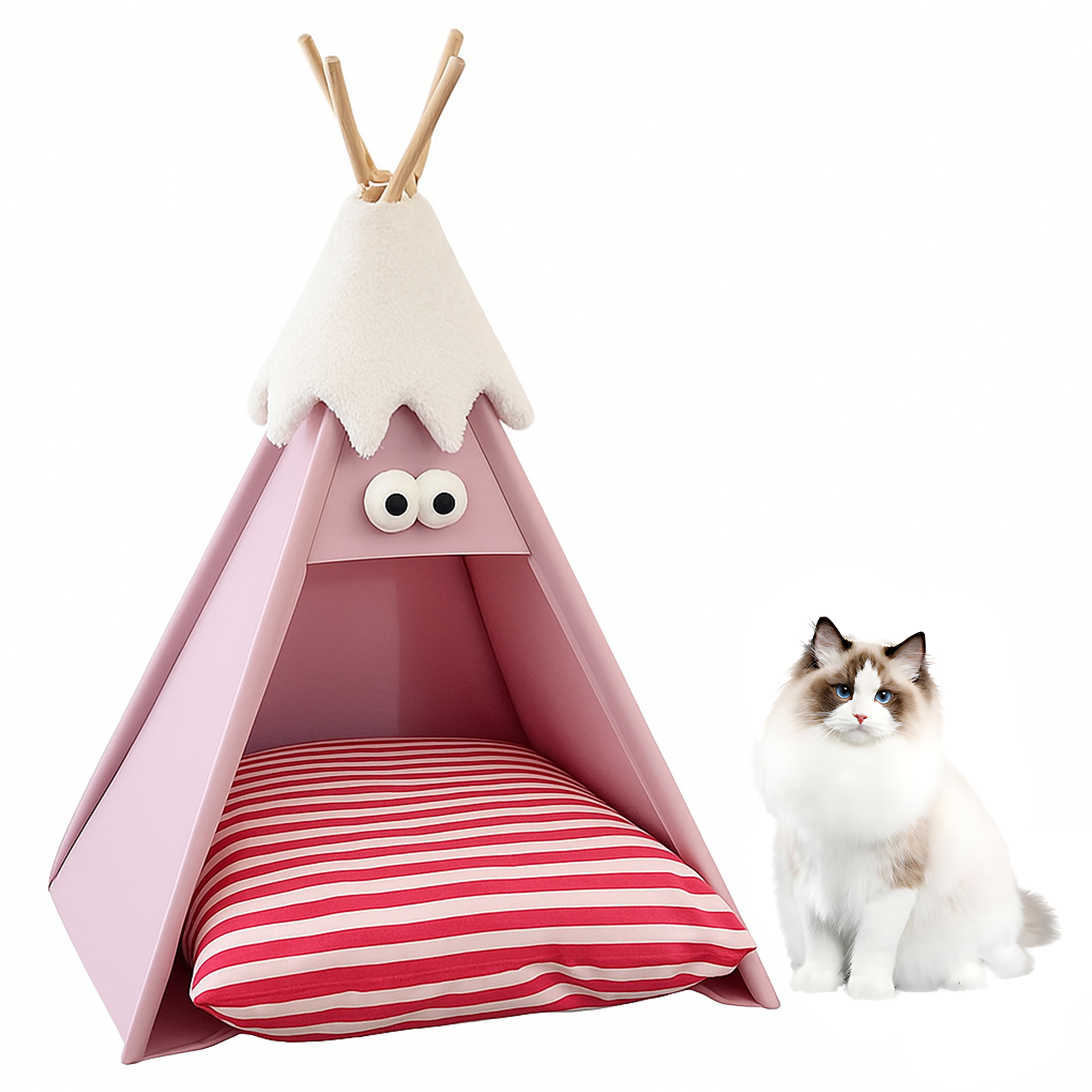 PB55 Pet Bed Cat Indoor Tent Pink