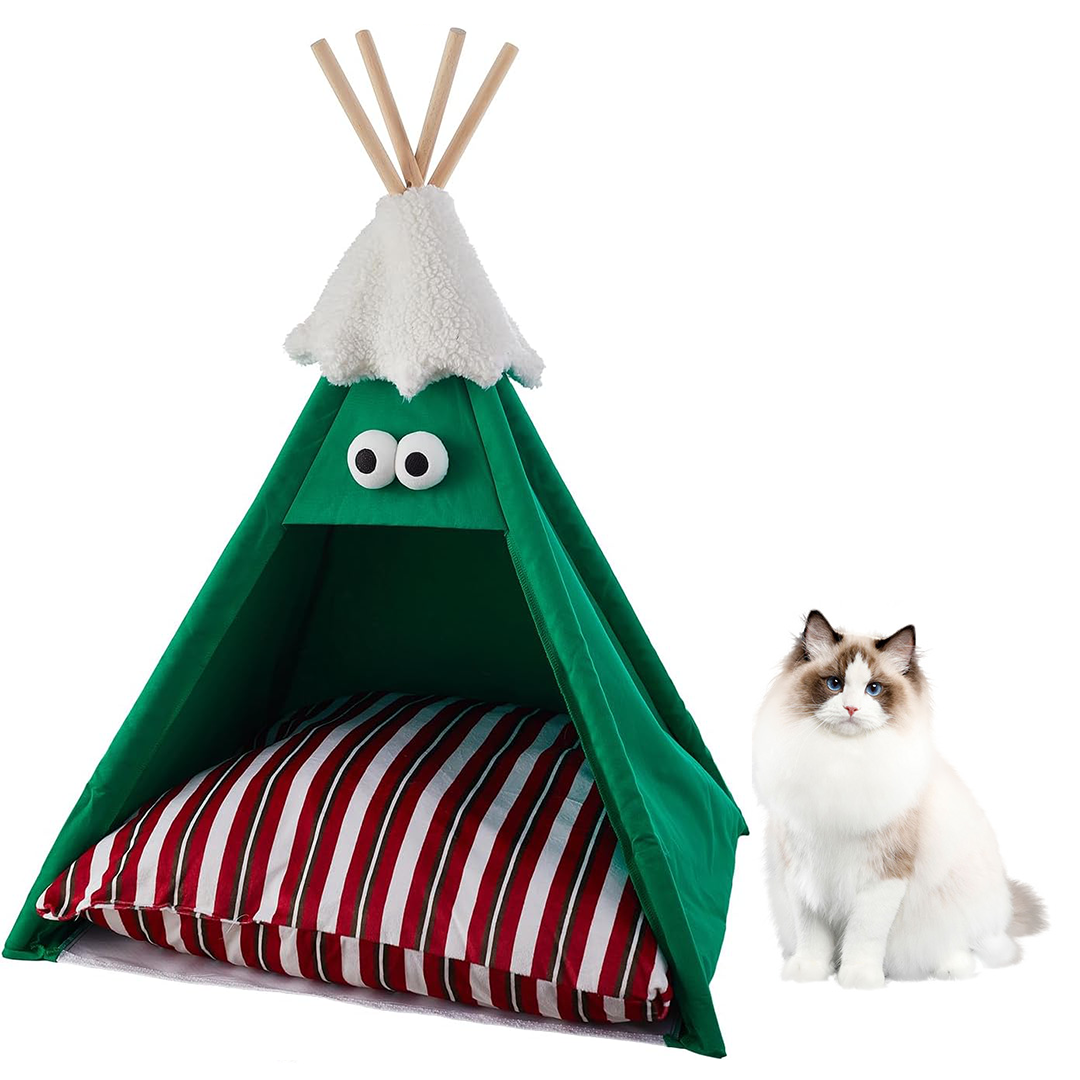 PB55 Pet Bed Tent Green