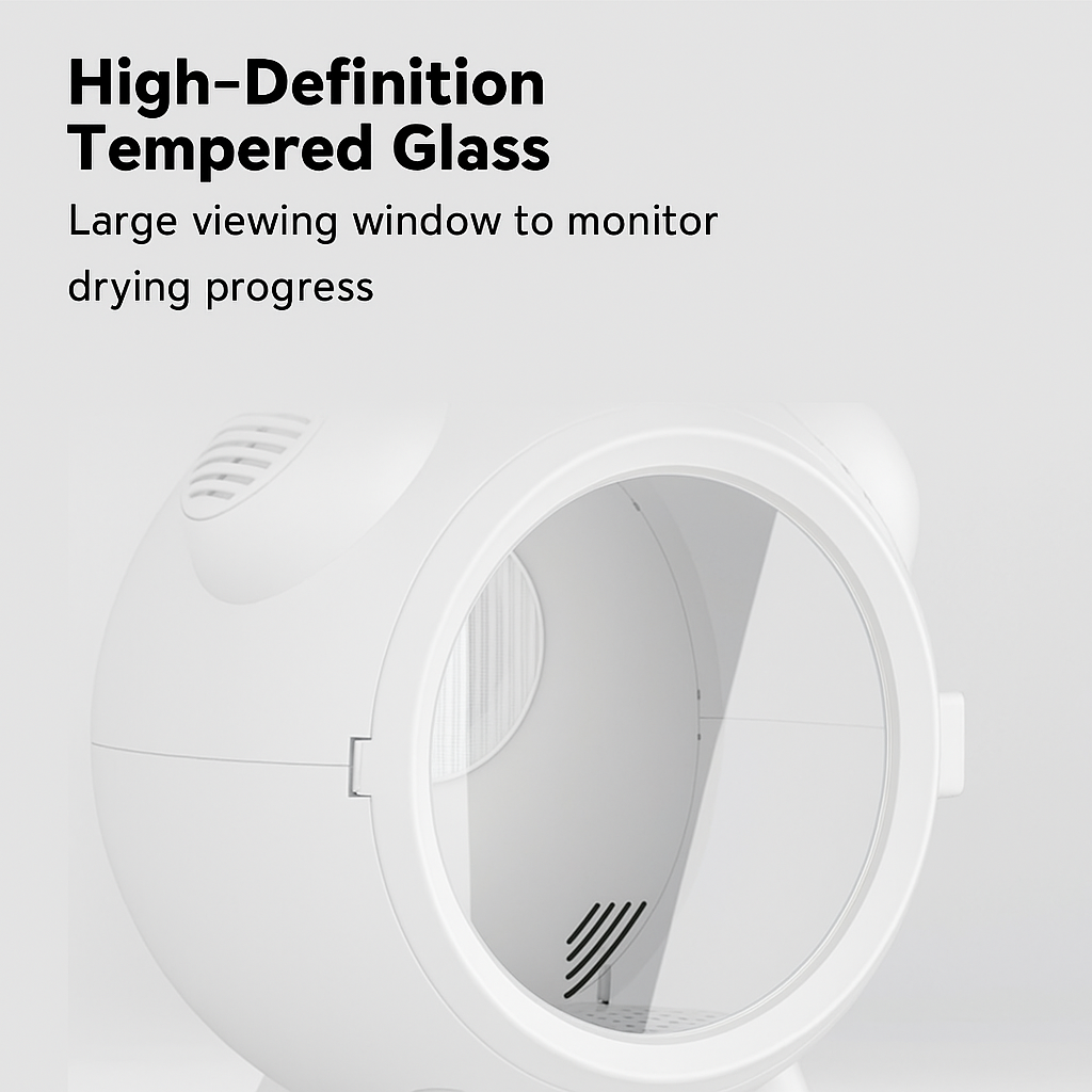Pet Dryer Box with high Definition Tempered Glass