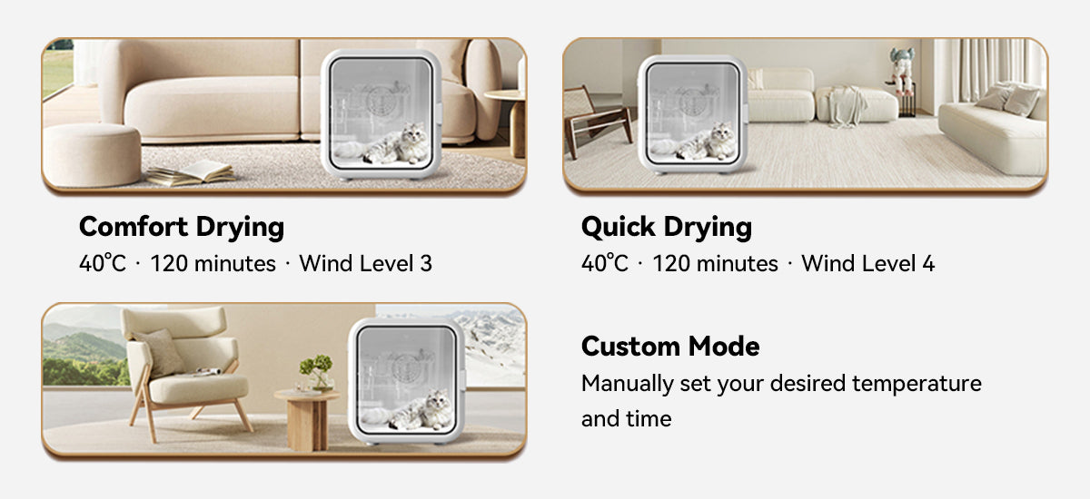 Pet Smart Dryer Box 5 Drying Modes