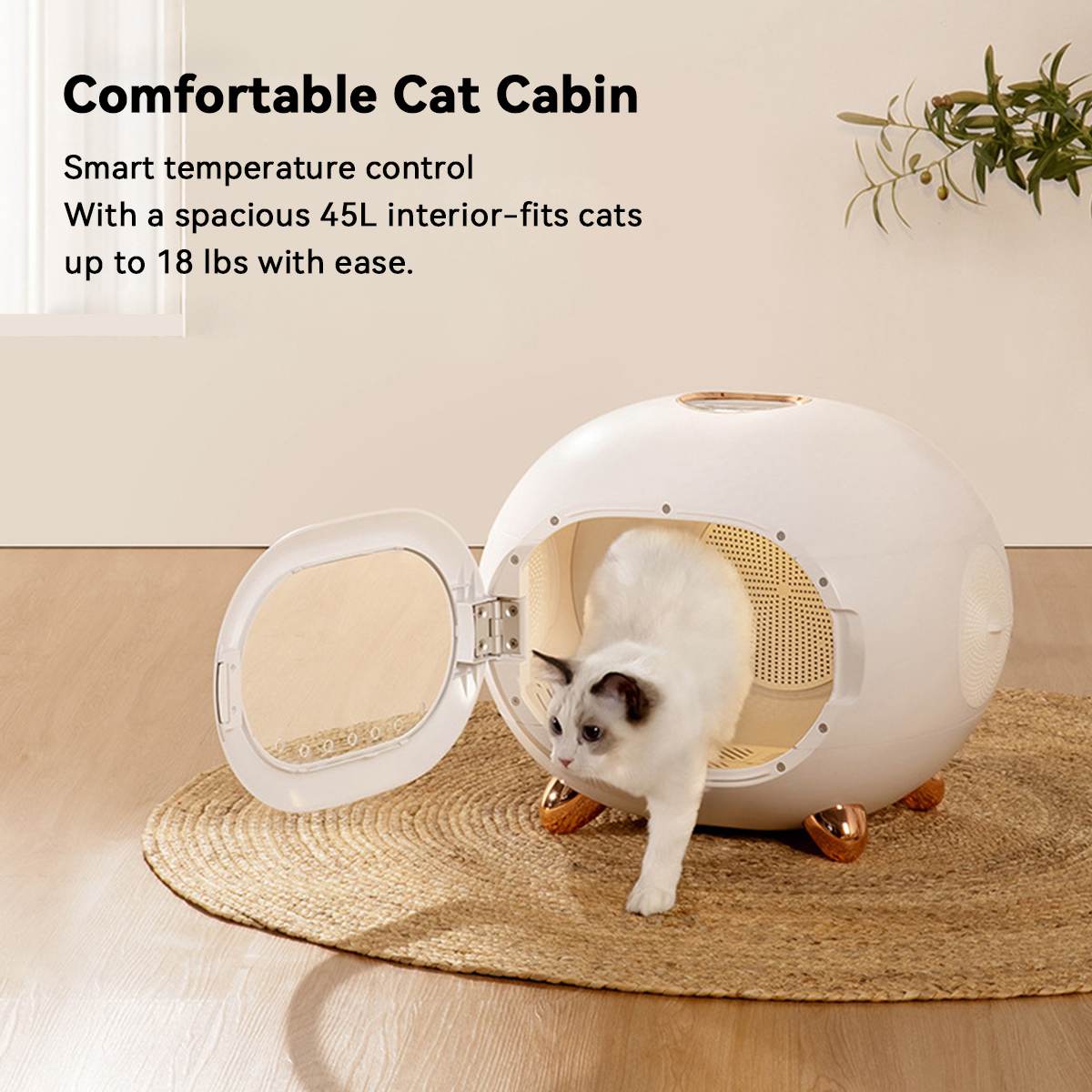 Petsgofun Smart Pet Drying Box D25 45L interior