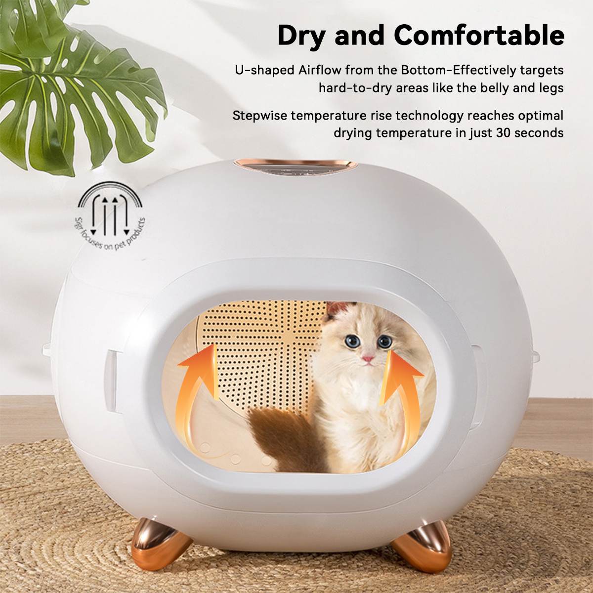 Petsgofun Smart Pet Drying Box D25 U-shaped Airflow
