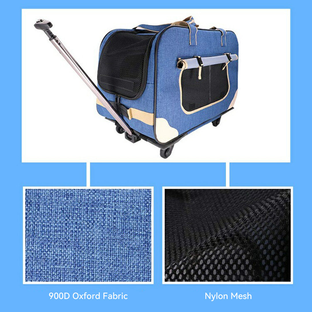 SC17 Rolling Pet Carrier with Removable Wheels with High-quality materials