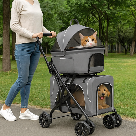 SS15 Detachable Pet Double Stroller