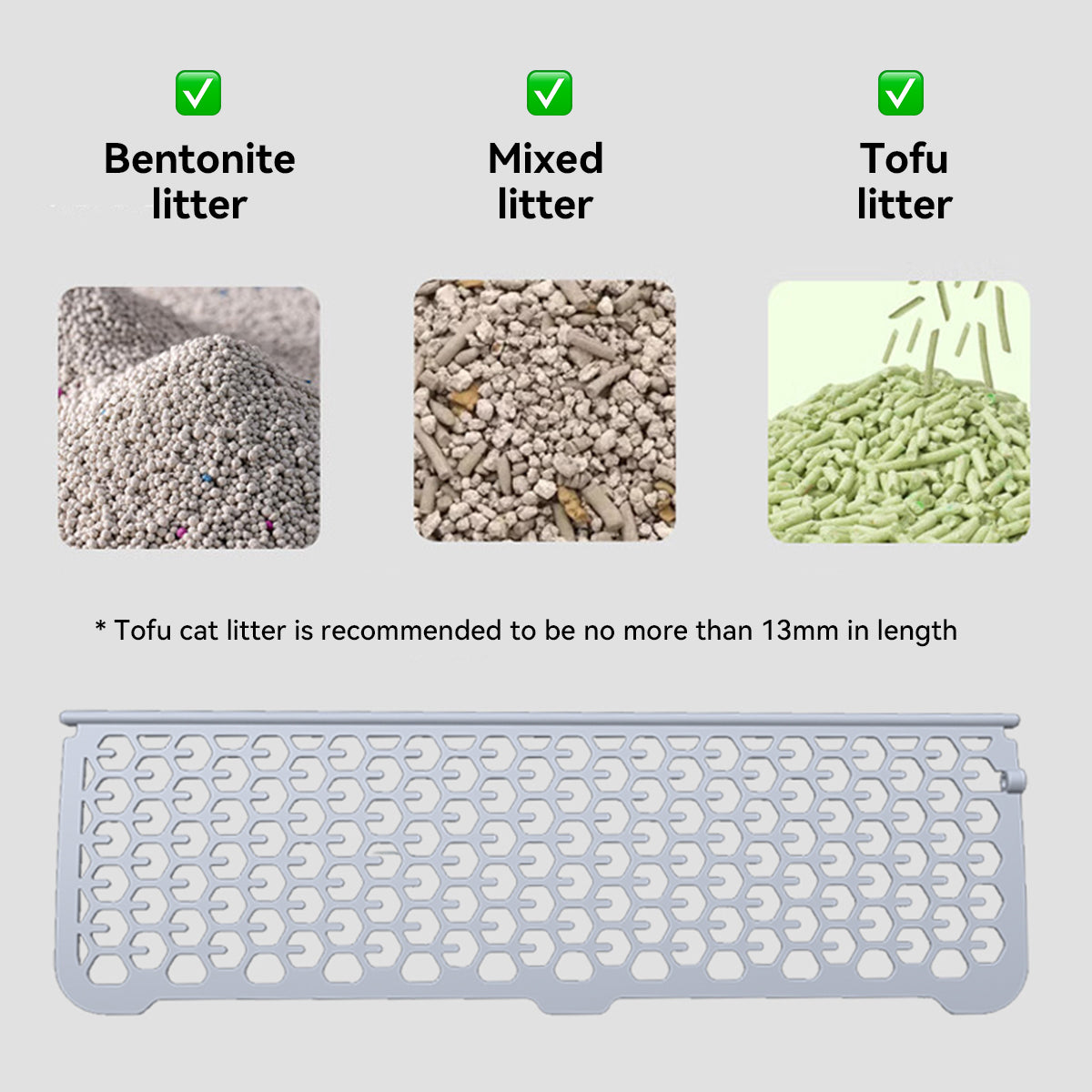 Smart Litter Box with Configure a new 6-sided filter screen