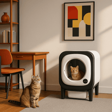 X25 Cat Smart Self-Cleaning Litter Box with 2 Cats