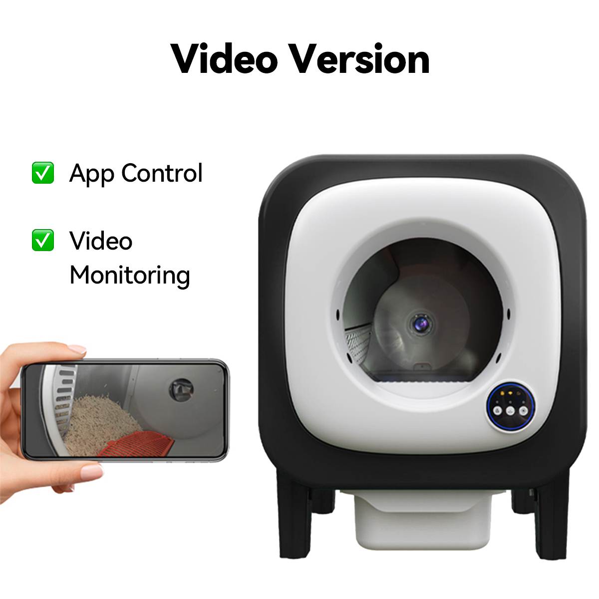 X25 Cat Smart Self-Cleaning Litter Box Video Version