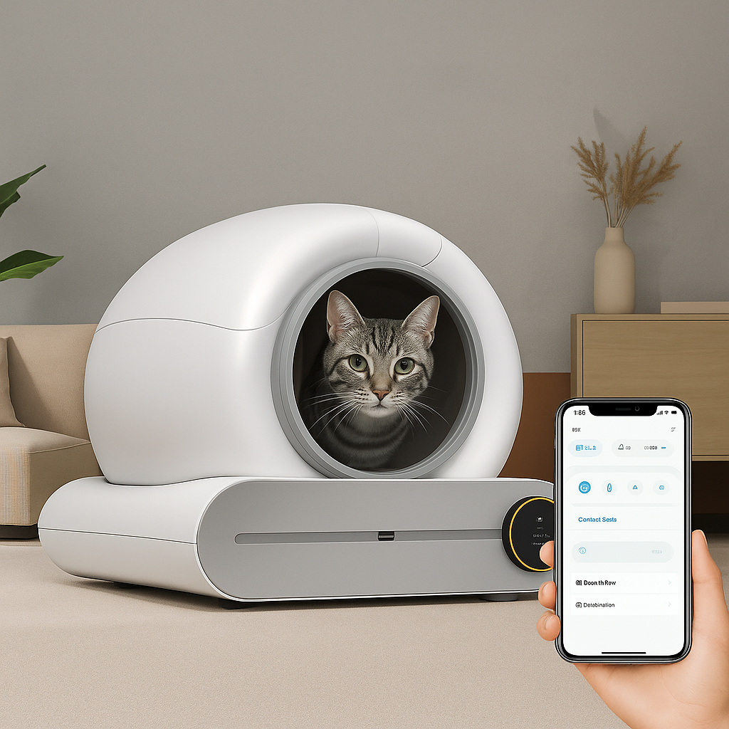 X30 Smart Cat Litter Box with App control